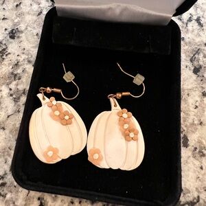 Floral Pumpkin Earrings